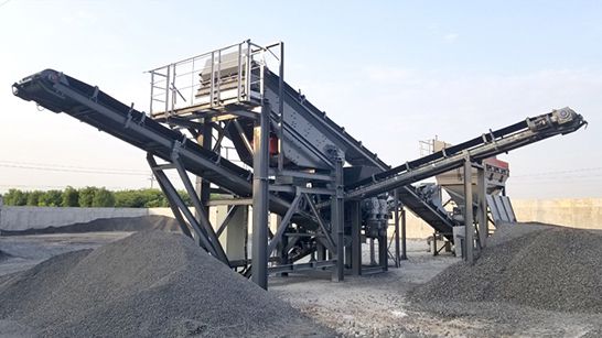 Planta de trituración y cribado de asfalto reciclado (RAP)