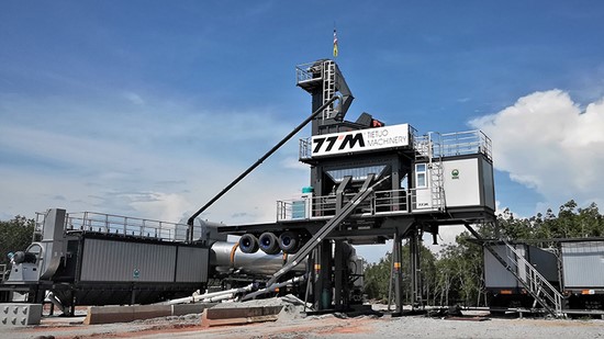 Planta de asfalto móvil, serie YLB