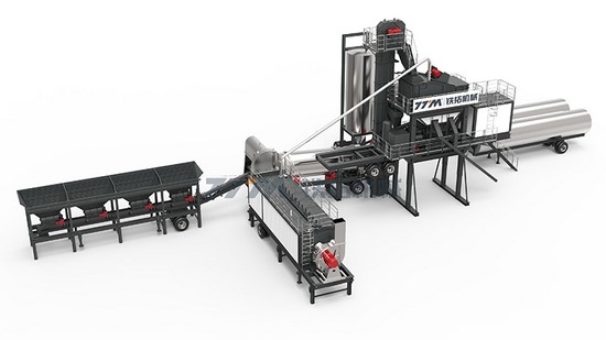 Planta de asfalto móvil, serie YLB