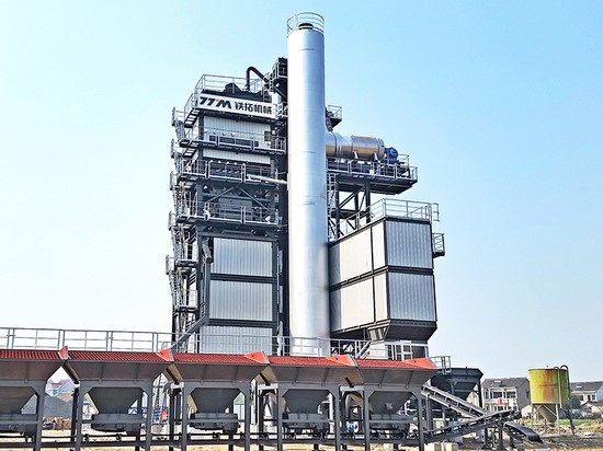 Planta integrada de reciclaje de asfalto en caliente, serie TS