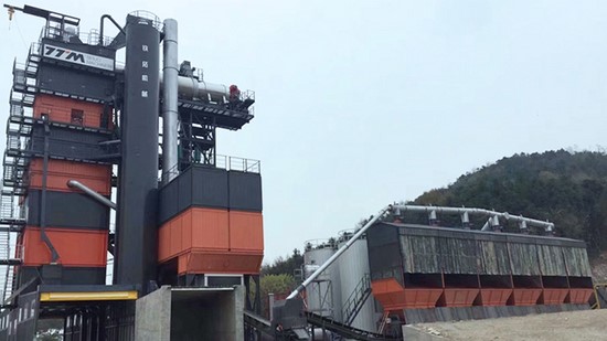 Planta de reciclaje ecológica de asfalto en caliente, serie TSE