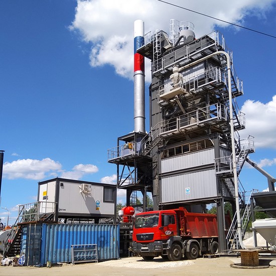 Proyectos de plantas de asfalto en Rusia