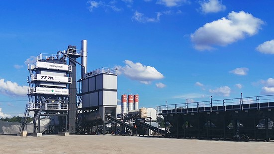 Planta de asfalto (sin tolva de almacenamiento), serie LB