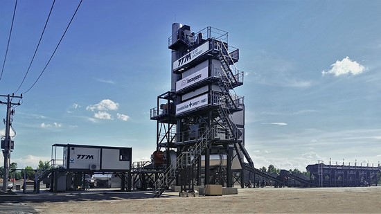 Planta de asfalto (sin tolva de almacenamiento), serie LB