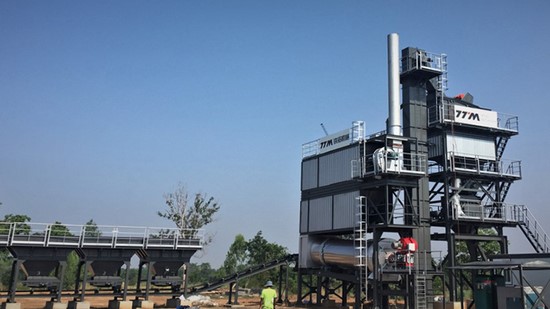 Planta de asfalto (sin tolva de almacenamiento), serie LB