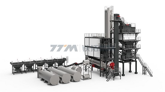 Planta de asfalto (sin tolva de almacenamiento), serie LB