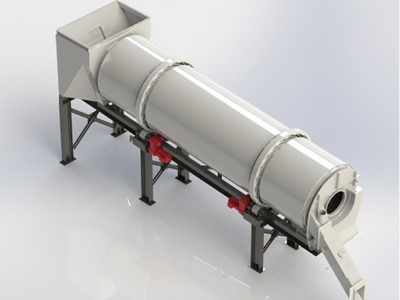 Secador de tambor rotatorio (secado de áridos)