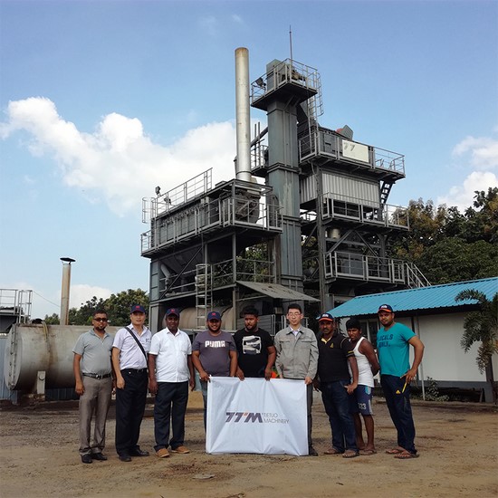 Proyectos de plantas de asfalto en Sri Lanka