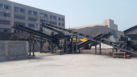 Planta de trituración y cribado de asfalto reciclado (RAP)