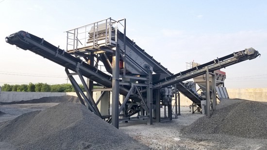 Planta de trituración y cribado de asfalto reciclado (RAP)