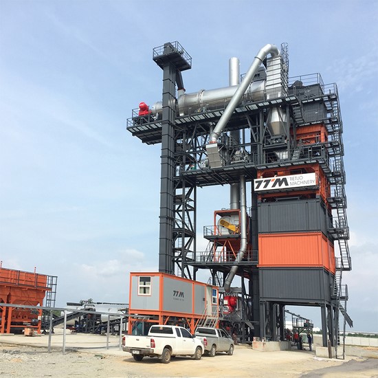 Proyectos de plantas de asfalto en Tailandia