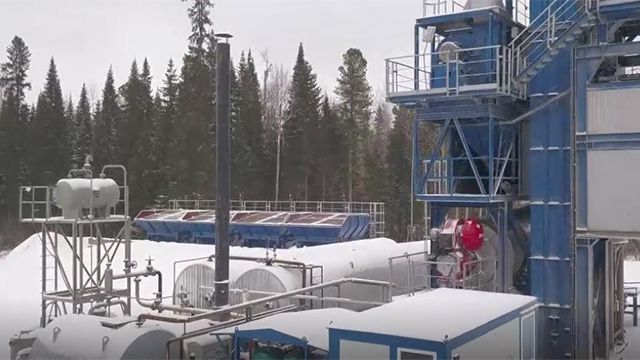 Planta de asfalto Serie GLB1500 en Rusia